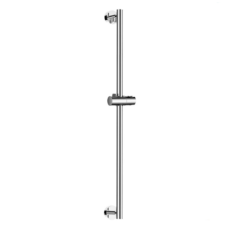 SR-3EWM 25.6 inch Brass Round Designed Shower Slider Bar